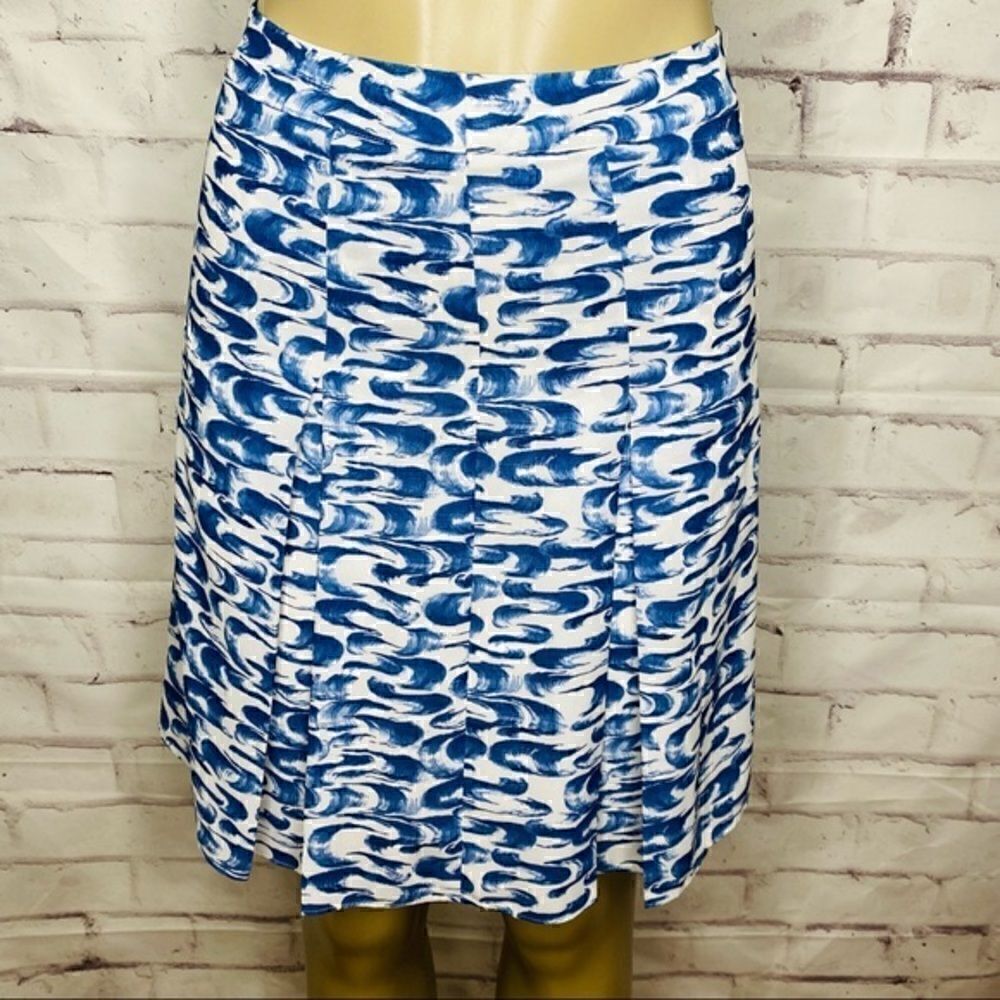 REISS Stara Print Pleated skirt size 2